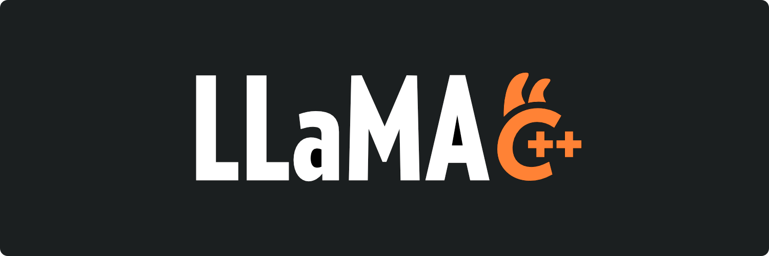 llama.cpp logo from the official project GitHub repository